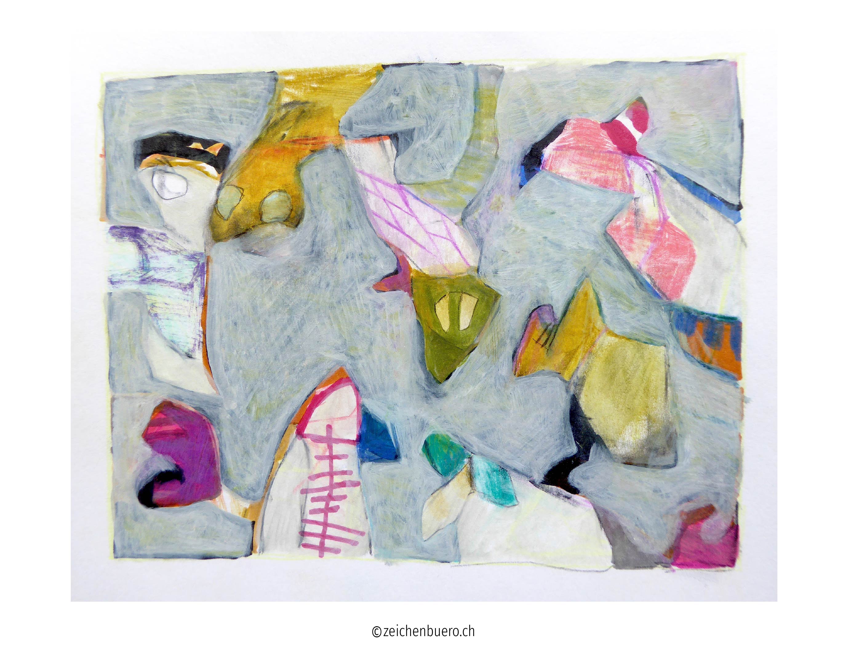 Weg an der Kirche vorbei